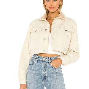Cropped Sherpa Jacket